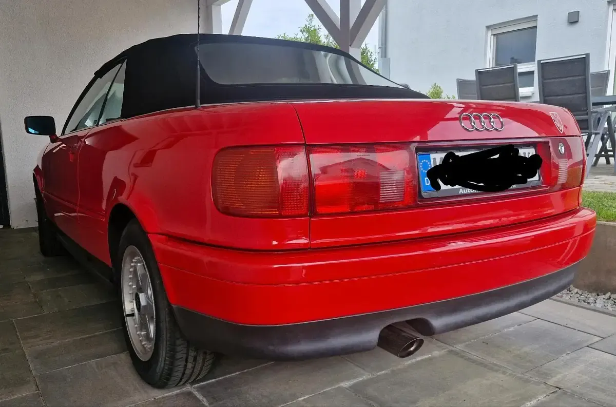 Gebraucht Audi 80 133 PS (97 kW) 1992 Rot Cabrio