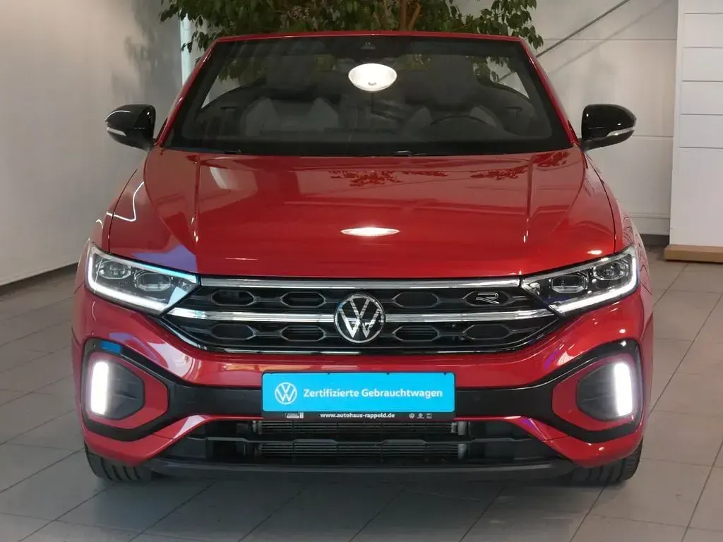 Gebraucht VW T-Roc Cabriolet Style 150 PS (110 kW) 2022 Kings red metallic (metallic) Cabrio