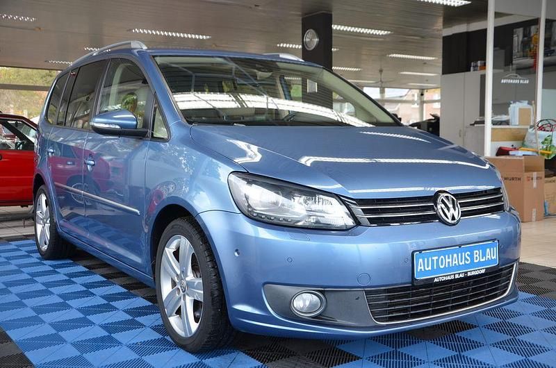 Gebraucht VW Touran Highline 170 PS (125 kW) 2012 Blau Van / Kleinbus