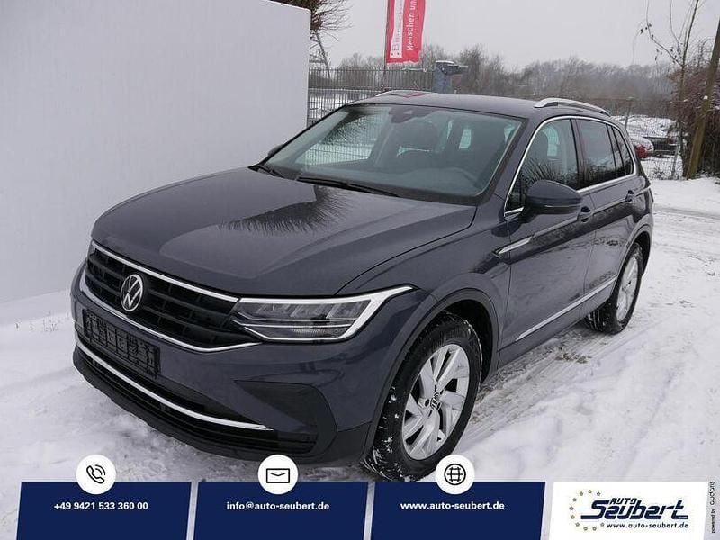 Delfingrau metallic Gebraucht 2022 VW Tiguan Life SUV | 26.990 € (Guter Preis) - Bild 1/4