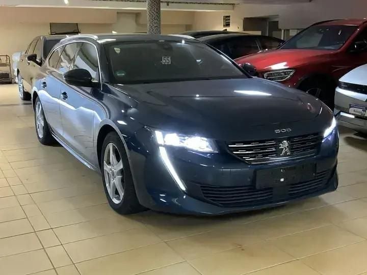Blau Gebraucht 2021 Peugeot 508 Allure Kombi | 16.900 € (Superpreis) - Bild 1/4