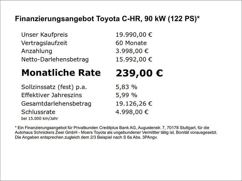 Grau Gebraucht 2018 Toyota C-HR Team SUV | 19.990 € (Fairer Preis) - Bild 1/1