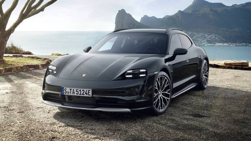 Schwarz Gebraucht 2023 Porsche Taycan Cross Turismo Limousine | 71.900 € (Guter Preis) - Bild 1/4