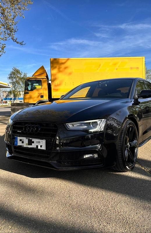 Schwarz Gebraucht 2013 Audi A5 Sportback S-Line Coupé | 17.000 € (Fairer Preis) - Bild 1/4