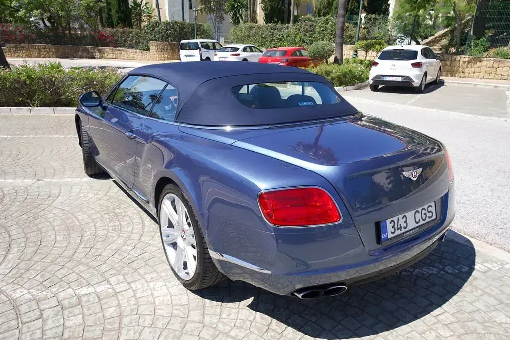 Gebraucht Bentley Continental GT Convertible 507 PS (372 kW) 2013 Blau Cabrio