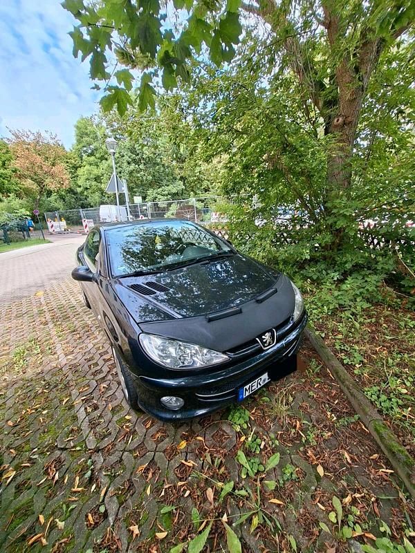 Schwarz Gebraucht 2006 Peugeot 206 CC Cabrio | 1.399 € - Bild 1/4