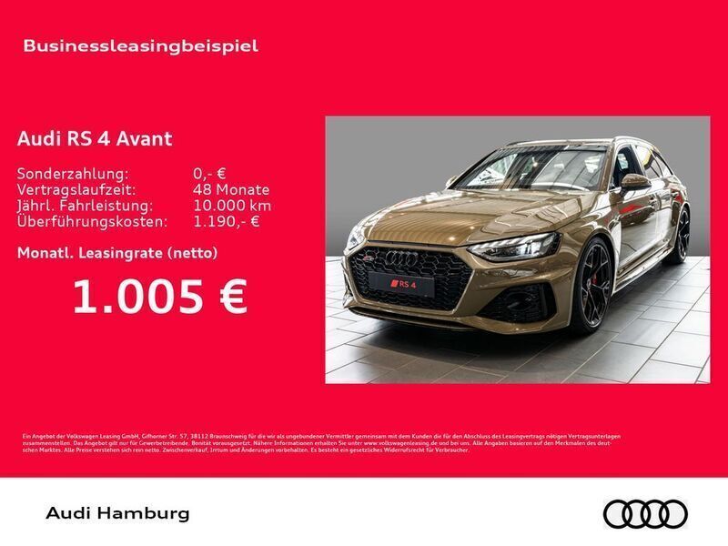 Grün Neu 2025 Audi RS4 Sport Kombi | 102.161 € (Fairer Preis) - Bild 1/4
