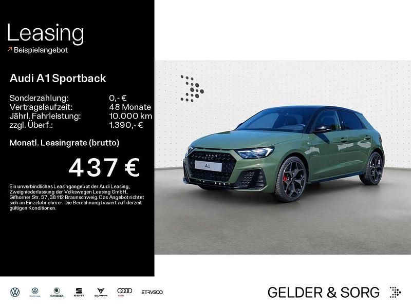 Distriktgrün metallic mythossc Neu 2025 Audi A1 S-line plus Kleinwagen | 36.970 € (Fairer Preis) - Bild 1/4
