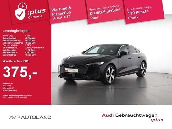 Schwarz (mythosschwarz) Gebraucht 2025 Audi A5 Comfort Limousine | 40.829 € (Superpreis) - Bild 1/4