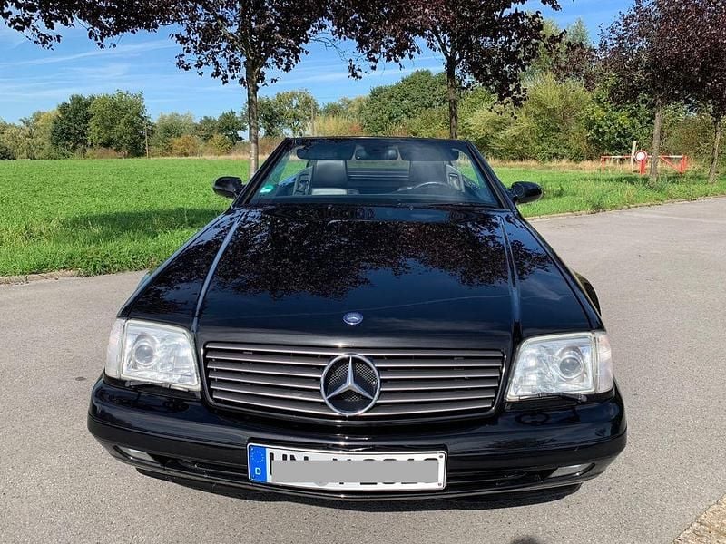 Gebraucht Mercedes SL280 204 PS (150 kW) 2000 Obsidianschwarzmetallic Cabrio