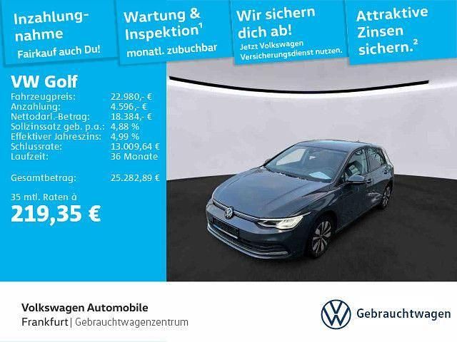 Delfingrau metallic Gebraucht 2023 VW Golf Move Limousine | 22.980 € (Fairer Preis) - Bild 1/4