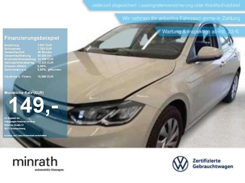 Grau Gebraucht 2022 VW Polo Kleinwagen | 15.980 € (Guter Preis) - Bild 1/4