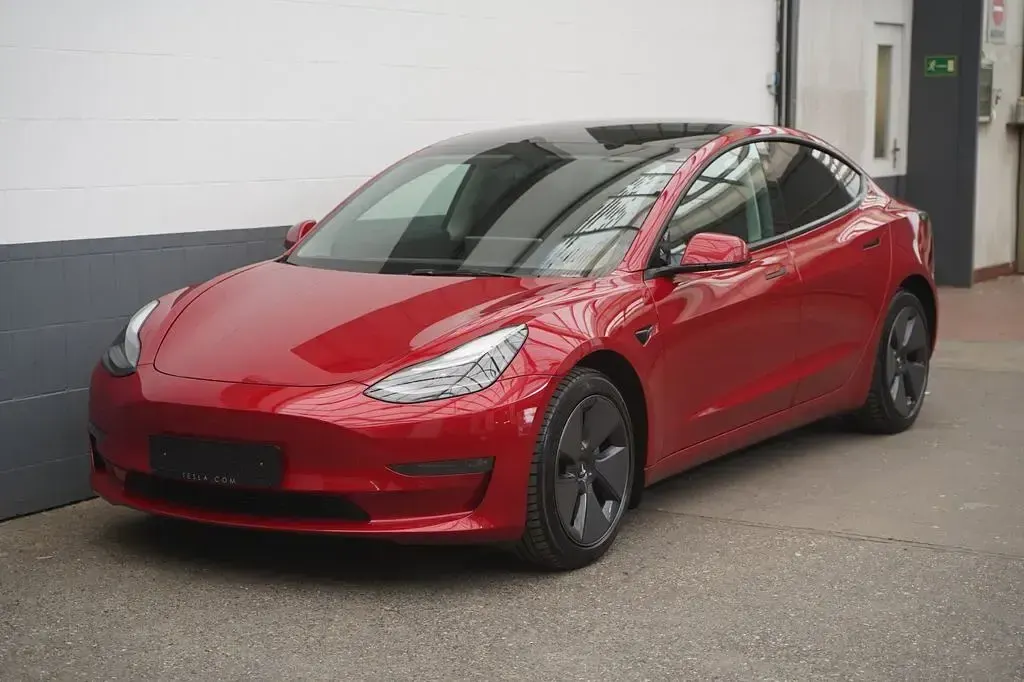Gebraucht Tesla Model 3 Long Range AWD 366 kW (498 PS) 2020 Rot Limousine