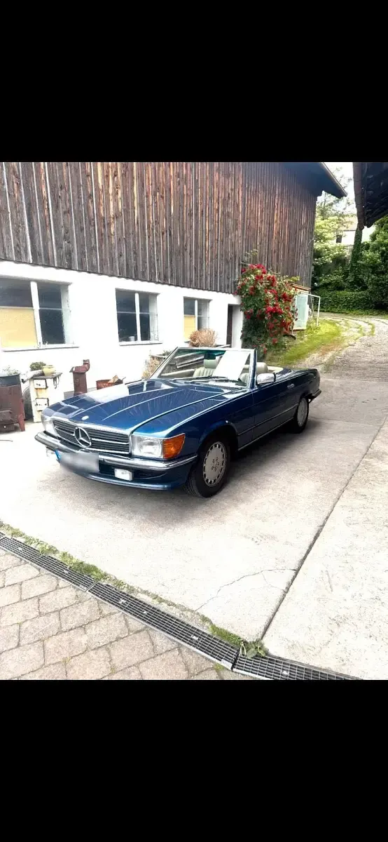 Gebraucht Mercedes SL300 180 PS (132 kW) 1987 Blau Cabrio