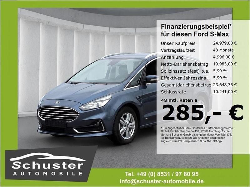 Gebraucht Ford S-MAX Titanium 190 PS (139 kW) 2022 Blau Van / Kleinbus