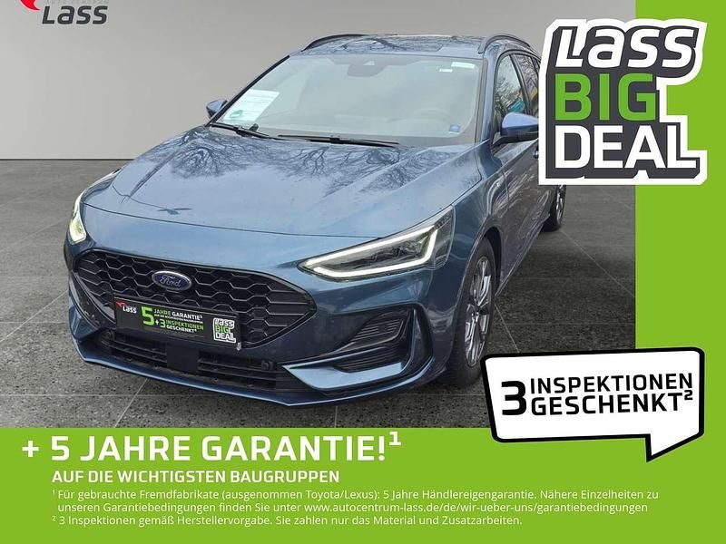 Chromablau metallic Gebraucht 2024 Ford Focus ST-Line X Kombi | 24.480 € (Guter Preis) - Bild 1/4