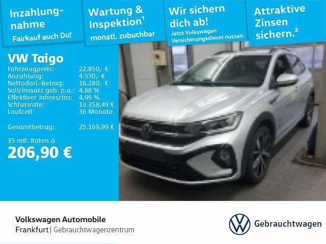 Gebraucht VW Taigo R-line 110 PS (80 kW) 2023 Silber SUV