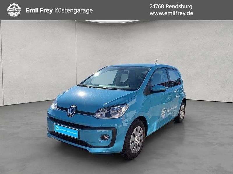 Blau Gebraucht 2021 VW up! Kleinwagen | 17.480 € - Bild 1/4