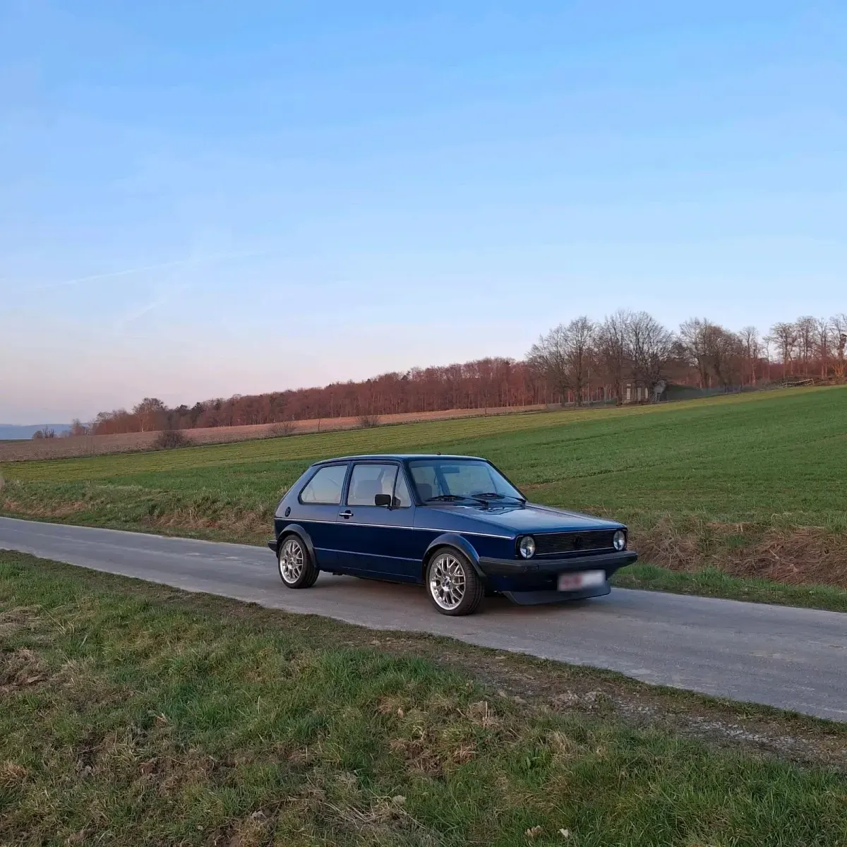 Used VW Golf I 1977 Blue Hatchback