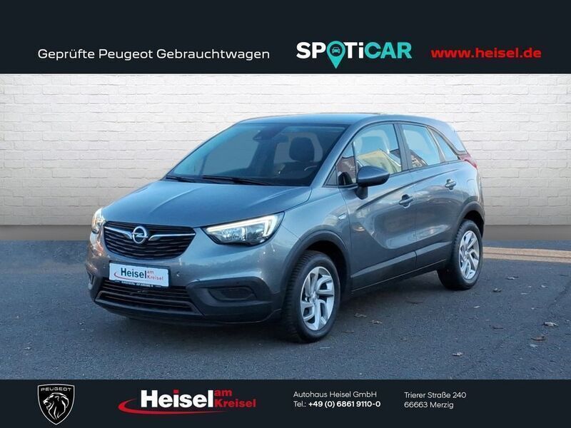 Grau Gebraucht 2018 Opel Crossland X Edition SUV | 12.400 € (Guter Preis) - Bild 1/4