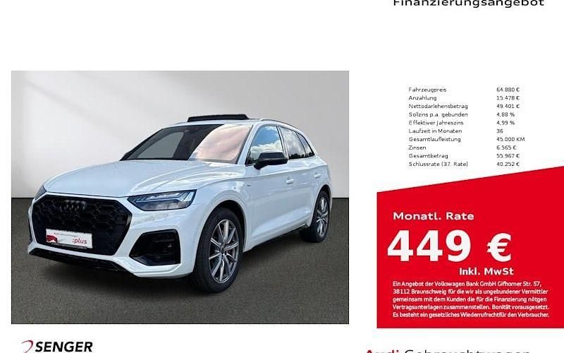 Weiß Gebraucht 2024 Audi Q5 S-Line SUV | 64.880 € - Bild 1/4