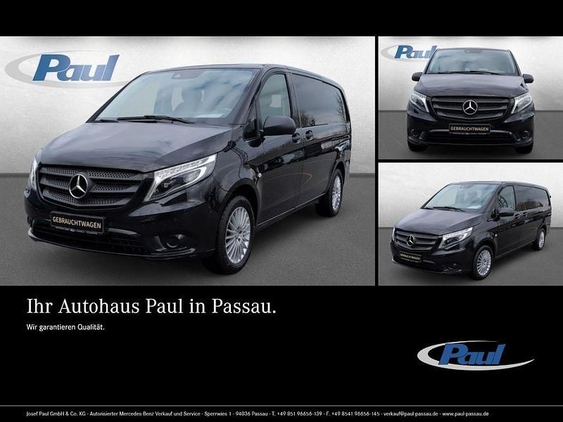 Schwarz obsidianschwarz metall Gebraucht 2016 Mercedes Vito Van / Kleinbus | 25.990 € (Teuer) - Bild 1/4