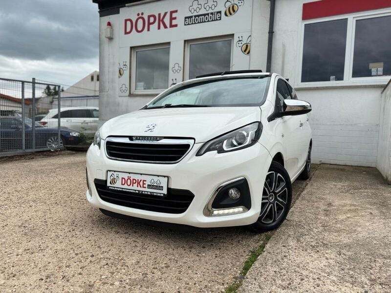 Weiß Gebraucht 2015 Peugeot 108 Allure Kleinwagen | 6.290 € (Fairer Preis) - Bild 1/4