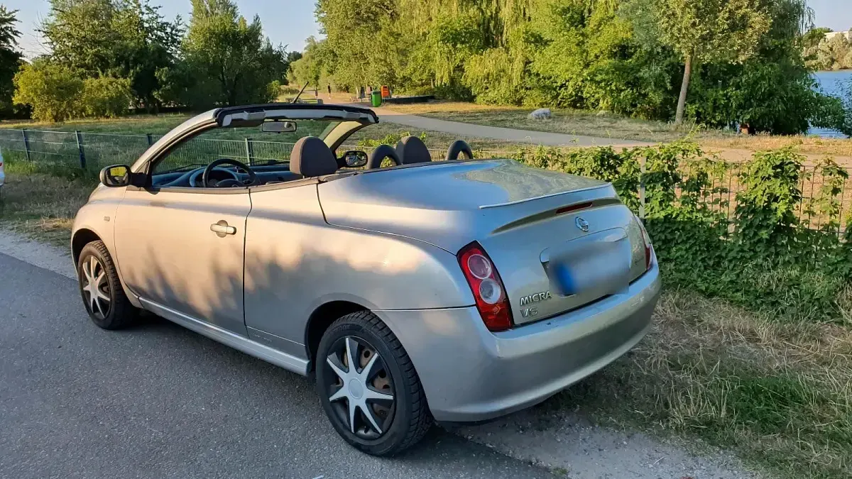 Gebraucht Nissan Micra C+C 88 PS (64 kW) 2006 Silber Cabrio