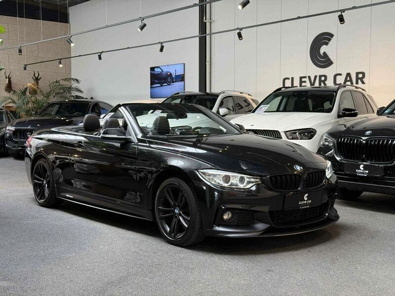 Schwarz Gebraucht 2017 BMW 430 Cabriolet Sport Line Cabrio | 27.414 € (Fairer Preis) - Bild 1/4