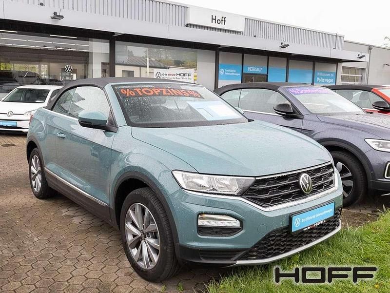 Gebraucht VW T-Roc Cabriolet Style 110 PS (80 kW) 2021 Grün Cabrio
