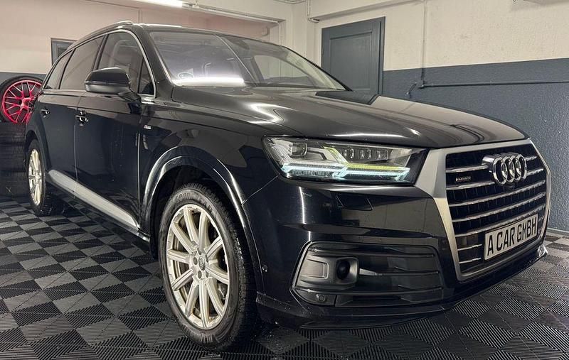 Schwarz Gebraucht 2016 Audi Q7 S-Line SUV | 18.990 € - Bild 1/4