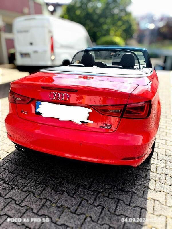 Rot Gebraucht 2015 Audi A3 Cabriolet S-Line Cabrio | 16.990 € (Fairer Preis) - Bild 1/4