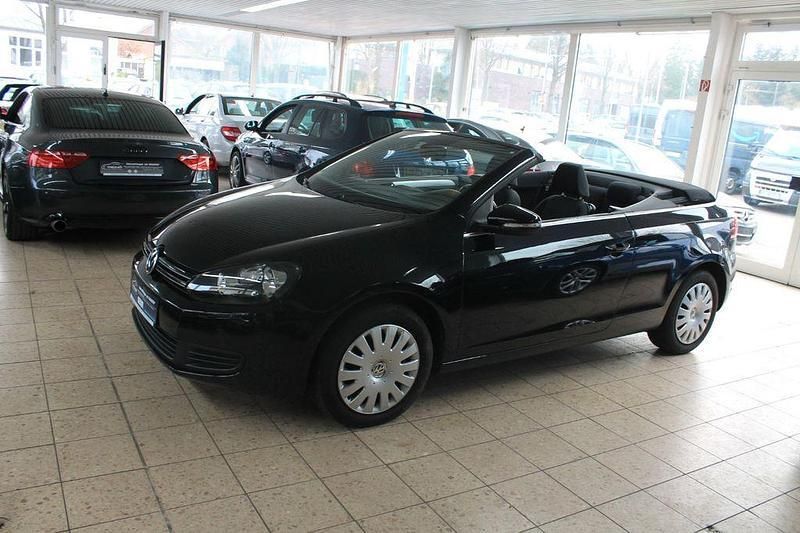 Schwarz Gebraucht 2012 VW Golf Cabriolet Basis Cabrio | 9.490 € (Fairer Preis) - Bild 1/4