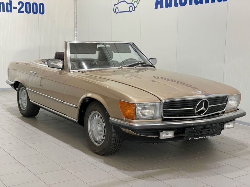 Champagner Gebraucht 1983 Mercedes SL380 Cabrio | 29.900 € - Bild 1/4