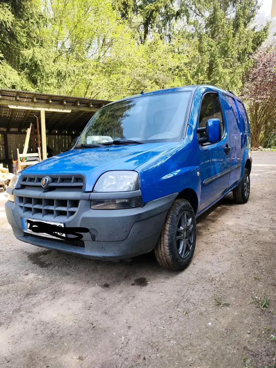Gebraucht Fiat Doblò 101 PS (74 kW) 2004 Blau Van / Kleinbus