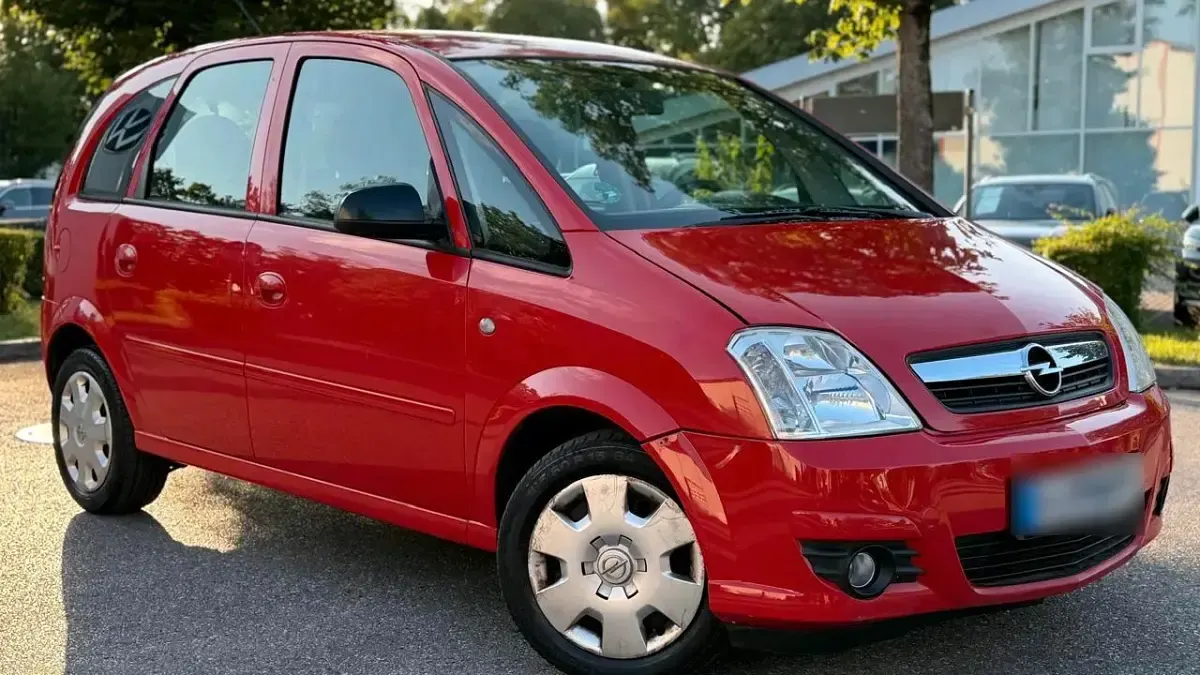 Gebraucht Opel Meriva 100 PS (73 kW) 2009 Rot Van / Kleinbus