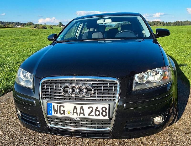 Schwarz Gebraucht 2008 Audi A3 Limousine | 2.690 € (Superpreis) - Bild 1/4