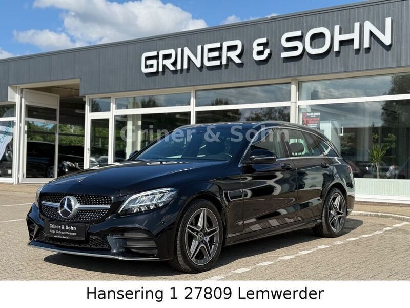 Schwarz Gebraucht 2019 Mercedes C200 AMG Kombi | 21.950 € (Fairer Preis) - Bild 1/4
