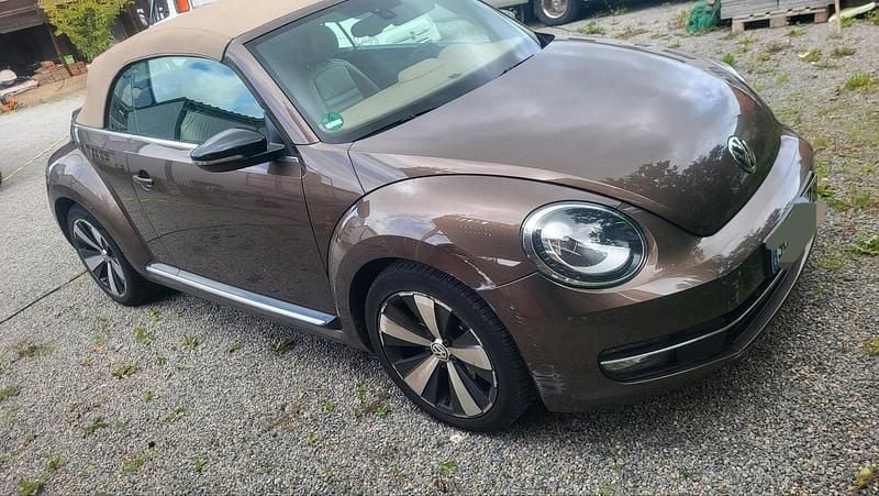 Braun Gebraucht 2014 VW Beetle Cabrio | 9.850 € (Superpreis) - Bild 1/4