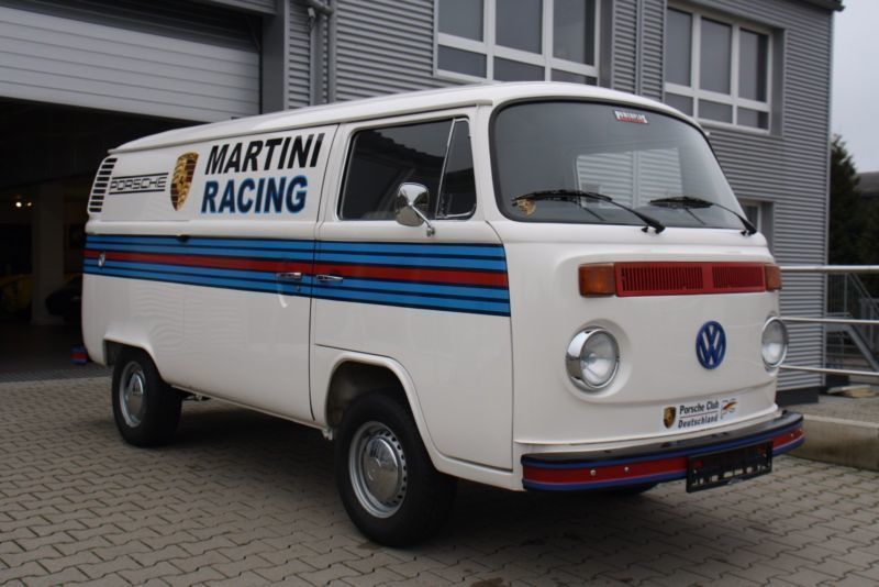 Verkauft VW T2 Kastenwagen im Martini/., gebraucht 1986