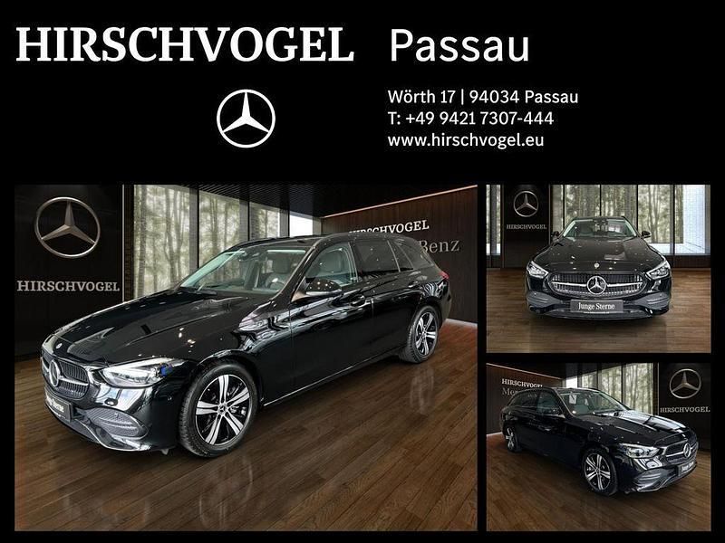 Metalliclack obsidianschwarz (metallic) Gebraucht 2023 Mercedes C200 Avantgarde Kombi | 34.740 € (Guter Preis) - Bild 1/4