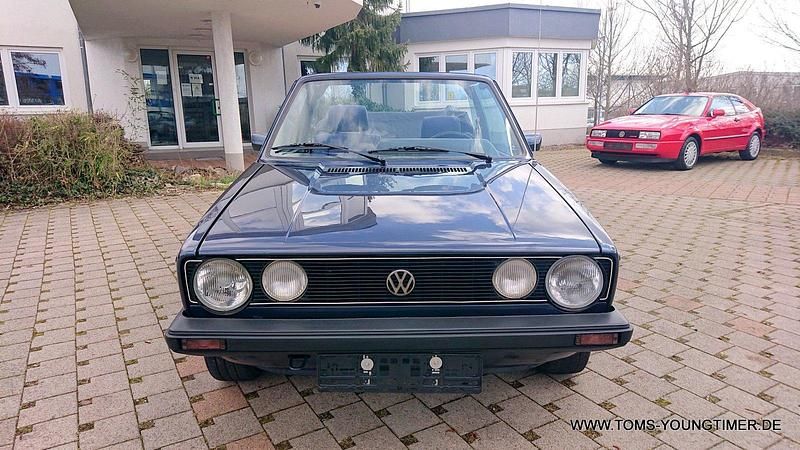 Gebraucht VW Golf Cabriolet 72 PS (52 kW) 1987 Blau Cabrio