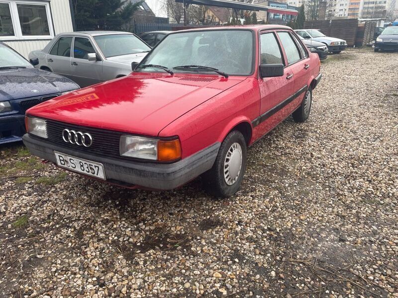 Rot Gebraucht 1986 Audi 80 Limousine | 4.990 € - Bild 1/4