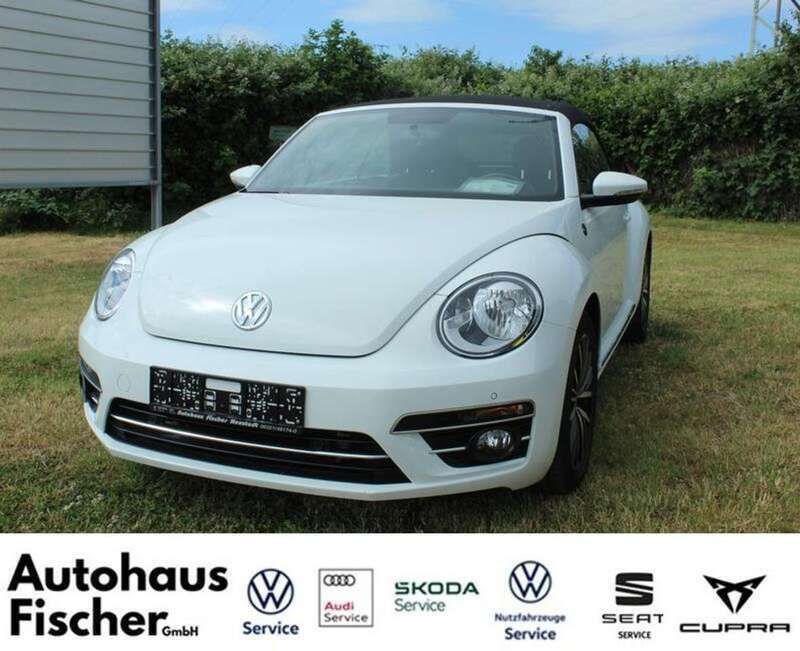 Pure white Gebraucht 2017 VW Beetle Sound Cabrio | 20.990 € (Fairer Preis) - Bild 1/4