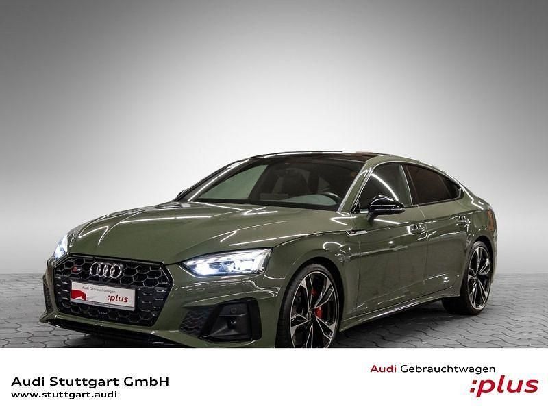 Distriktgrün metallic Gebraucht 2021 Audi S5 Sportback Sport Kleinwagen | 48.940 € (Etwas zu teuer) - Bild 1/4