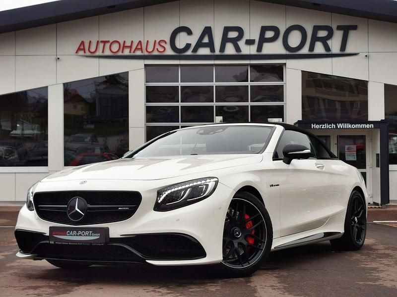 Weiß Gebraucht 2016 Mercedes S63 AMG AMG Cabrio | 106.990 € - Bild 1/4