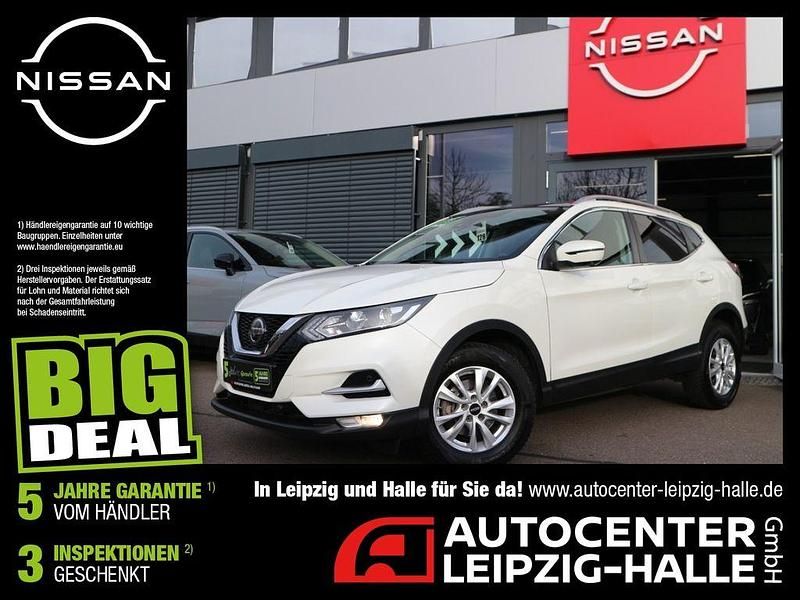 Brilliant white metallic Gebraucht 2019 Nissan Qashqai N-Connecta SUV | 19.640 € (Fairer Preis) - Bild 1/4