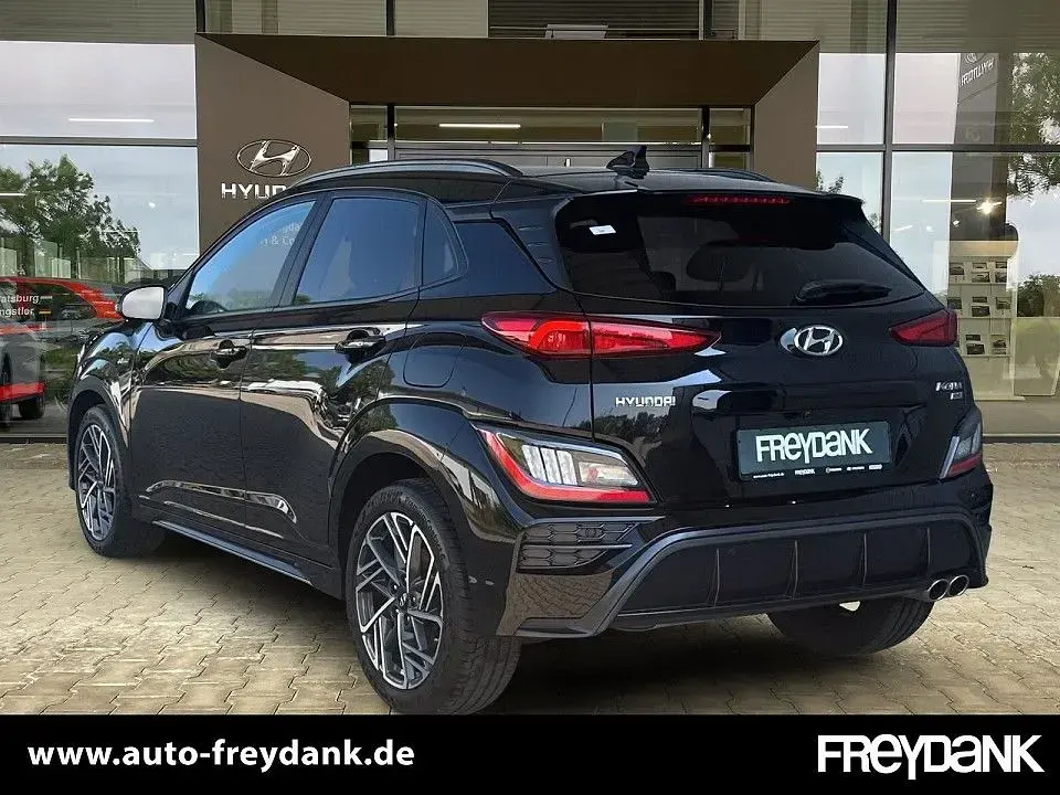 Gebraucht Hyundai Kona N Line 199 PS (146 kW) 2023 Phantom black / mic SUV