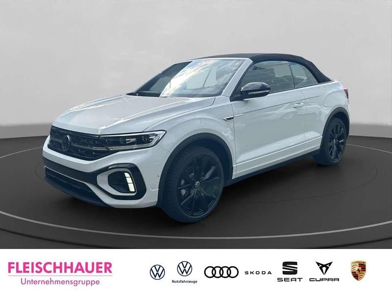 Pure white Neu 2025 VW T-Roc Cabriolet R-line Cabrio | 45.990 € (Fairer Preis) - Bild 1/4