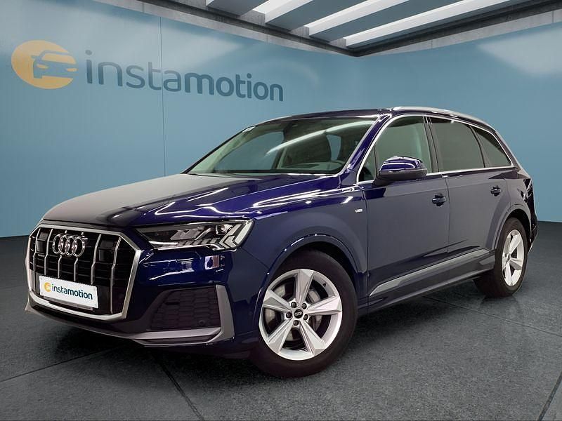 Blau Gebraucht 2023 Audi Q7 SUV | 62.549 € (Superpreis) - Bild 1/4